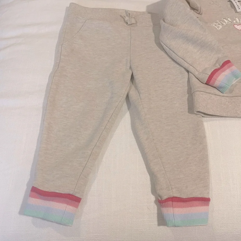 Janie and Jack sweatshirt and sweatpants set. 2/3t